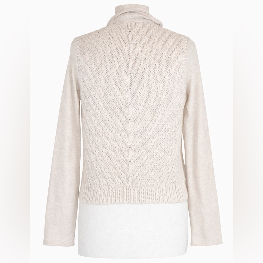 🏵DKNY DRAPED CARDIGAN SWEATER - Picture 4 of 5